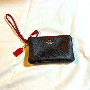 Coach Double Zip Wallet